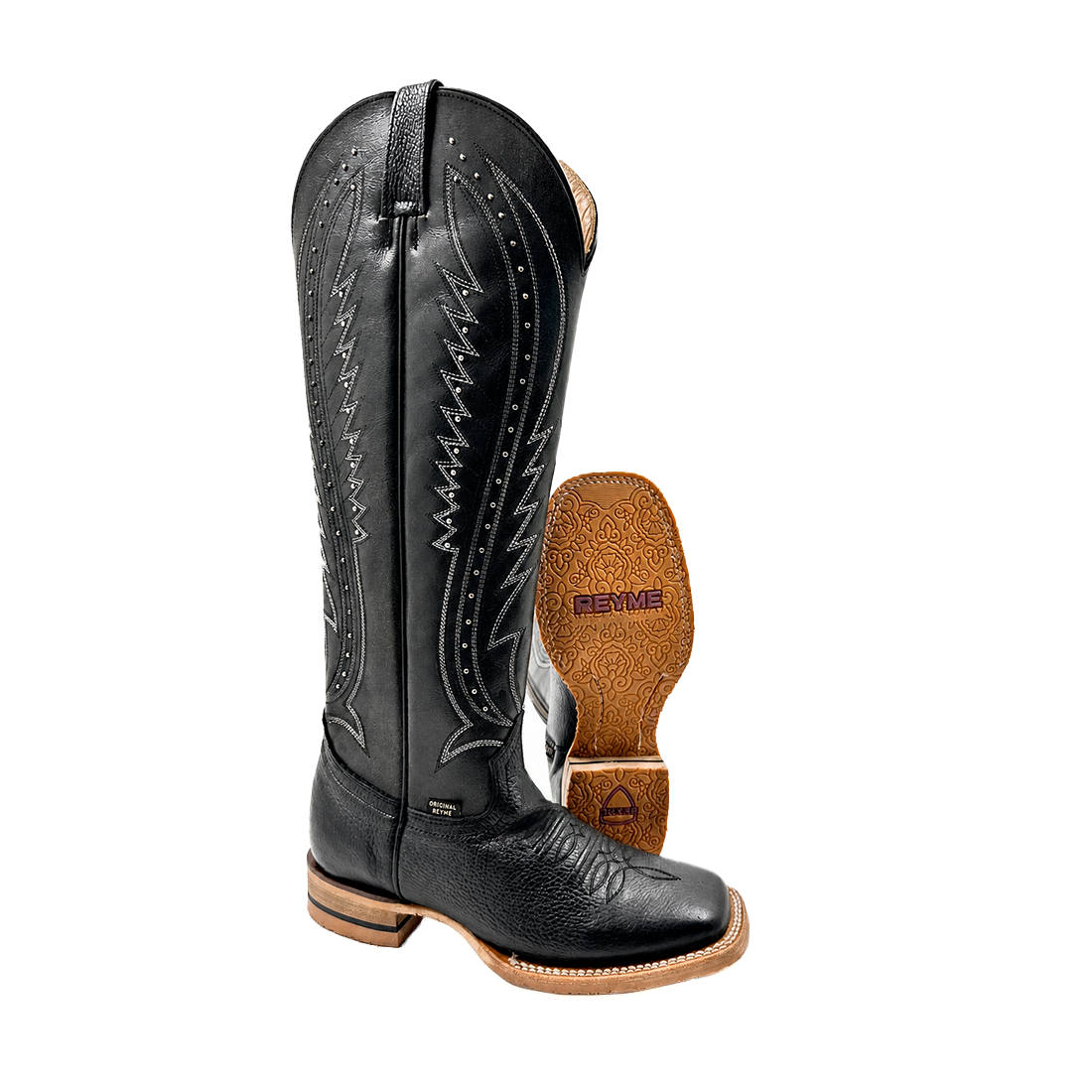 Botas Altas Alas Negras
